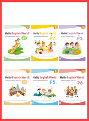 เซตสุดคุ้ม : หนังสือ Hello English World P1 - P6  : Practice workbook